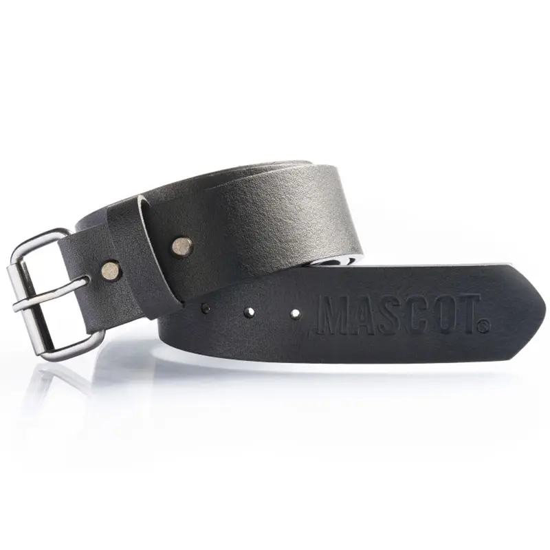 Mascot Congo 50081-990-09-140 black leather belt 140 cm