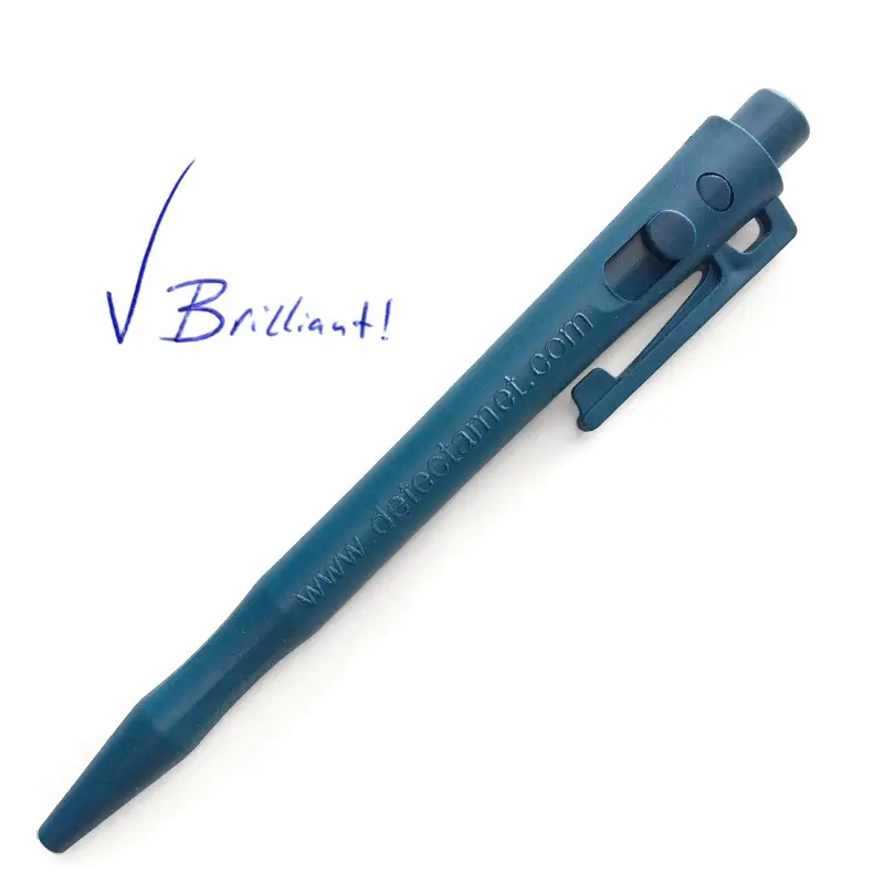 Tufftip pen HD met clip behuizing groen inkt blauw