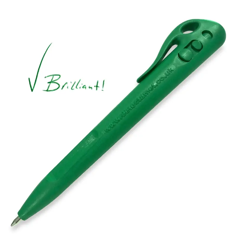 Detectamet Elephant Tufftip pen detecteerbaar met clip groen