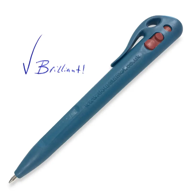 Cryo pen Elephant met clip behuizing blauw inkt blauw