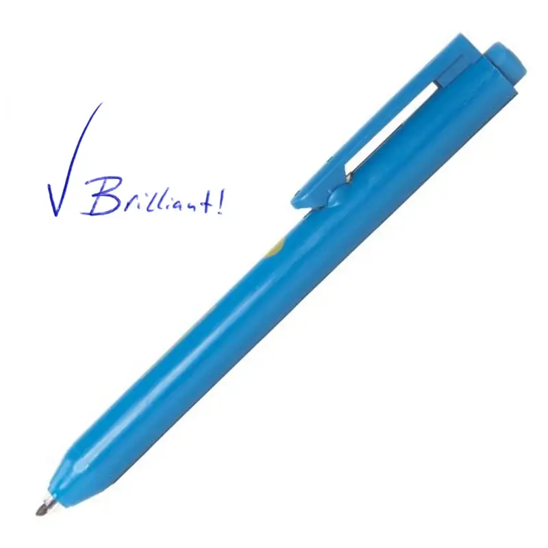 Marqueur permanent à pointe fine Detectamet, encre bleue détectable et cliquable