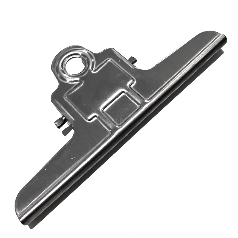 Detectamet stainless steel paper clamp Bulldog 145 mm