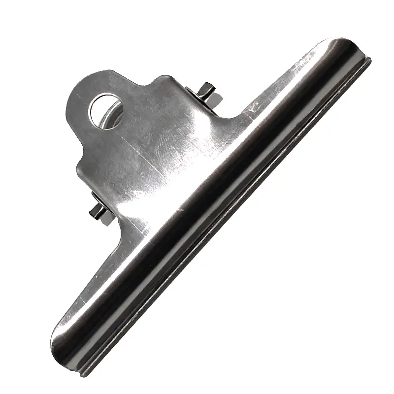 Detectamet stainless steel paper clamp Bulldog 145 mm