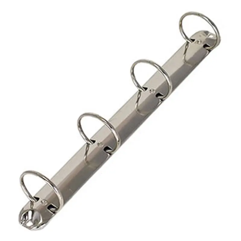 Ring binder mechanism chrome-plated 4-ring magnetic blue