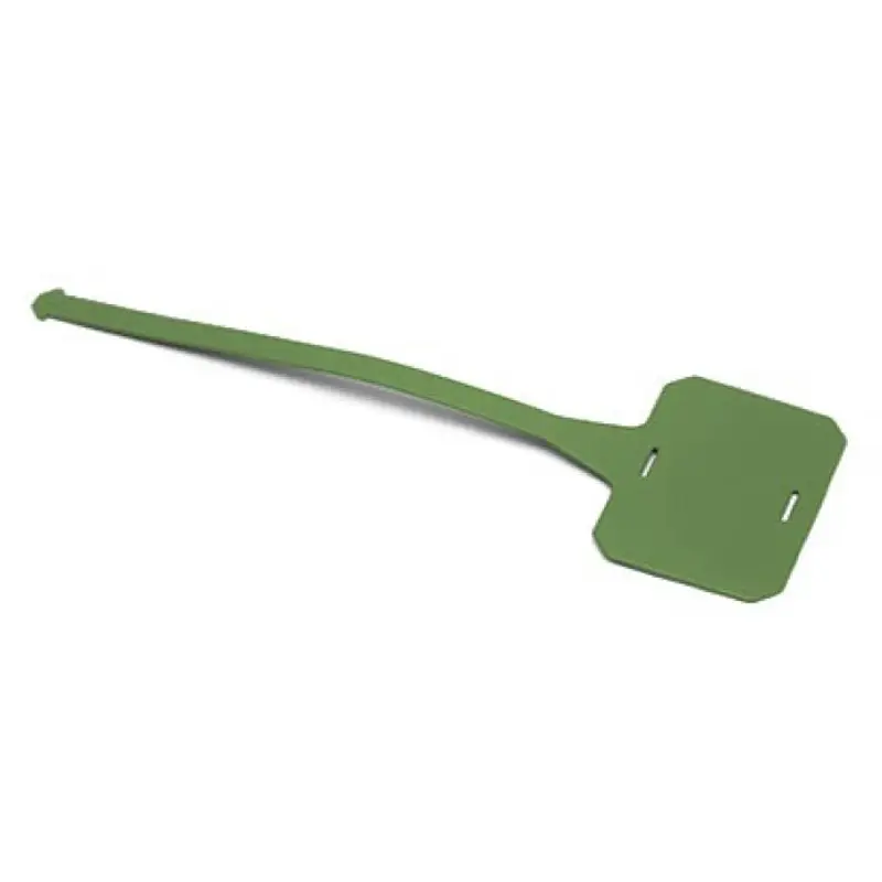 Étiquette d'identification Super X détectable 265 mm verte