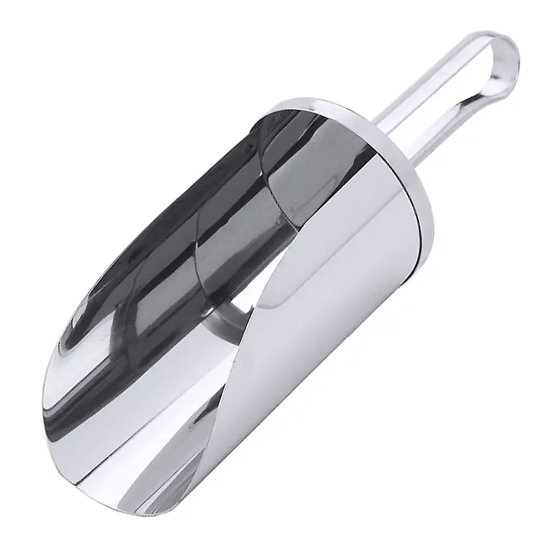 Handschep met vlak handvat RVS 18/10 ø15 cm 2,3 liter