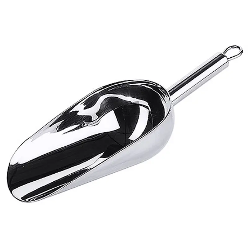 Cuillère doseuse avec anneau de suspension, en acier inoxydable 18/10, 15,5 x 8,5 cm, 250 ml