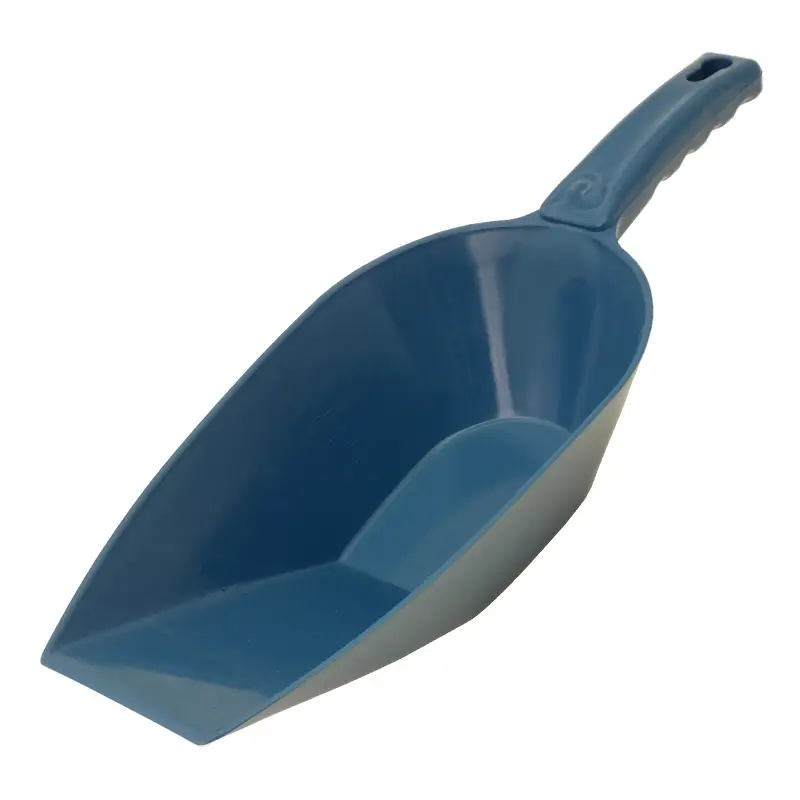 Handschep met vlakke bodem detecteerbaar 1000 ml blauw