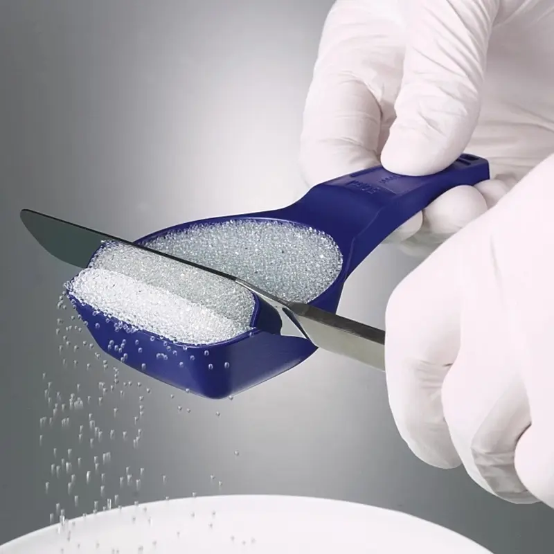 Cuillère doseuse stérile détectable PS 5 ml bleue