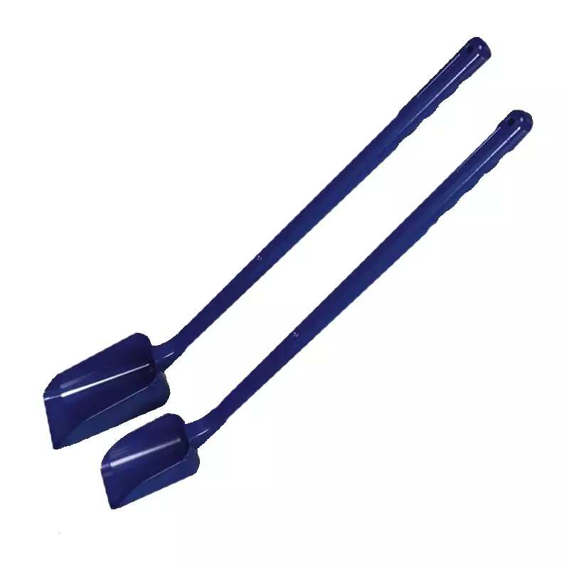 Bürkle sample scoop detectable sterile PS long handle blue 50 ml