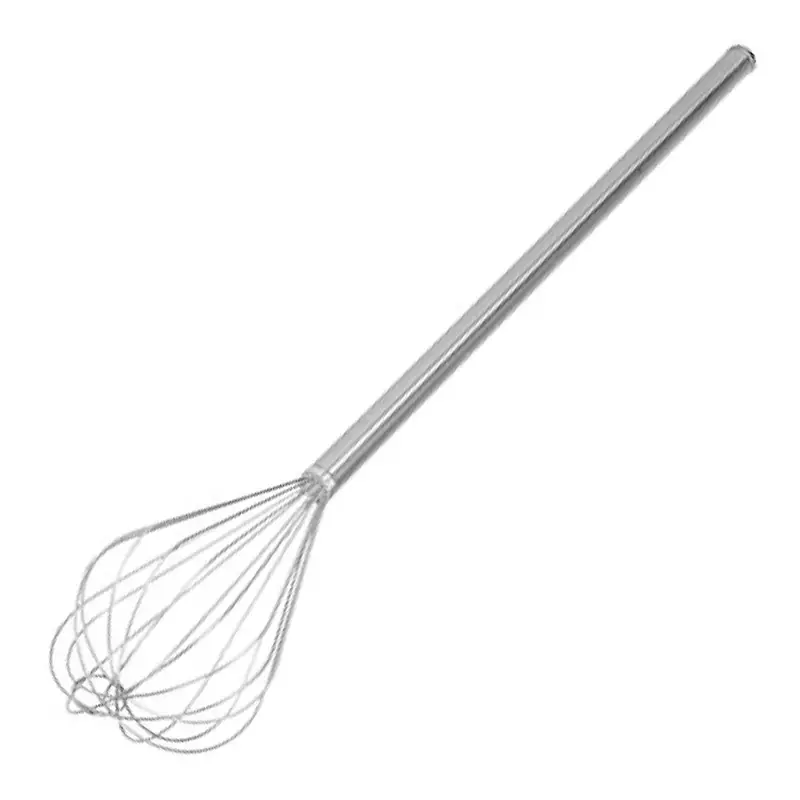 Fouet extra long en acier inoxydable 18/8 de 135 cm