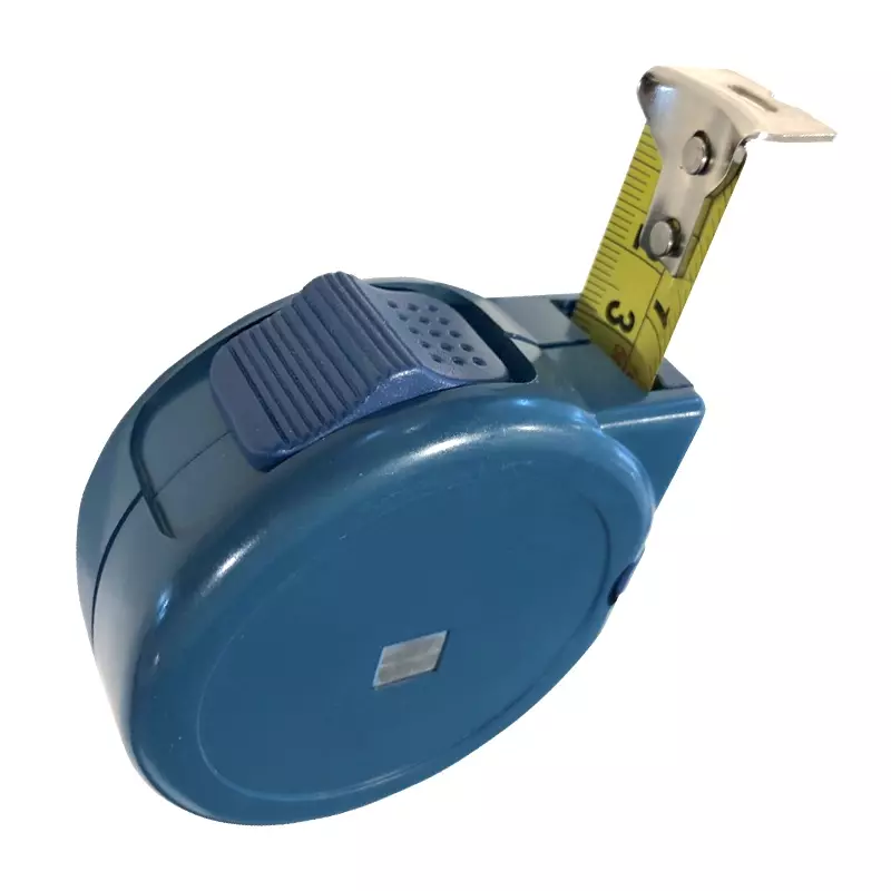 Mètre ruban Detectamet de 5 mètres en acier inoxydable, détectable, bleu