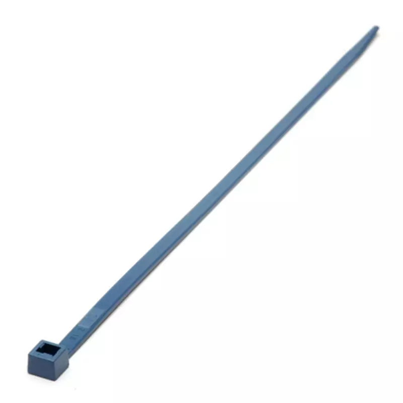 Detectable cable tie PA66 390x4.8 mm blue