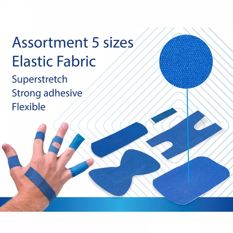 Detectaplast 8142EPH Elastic tapes detectable blue 5 sizes