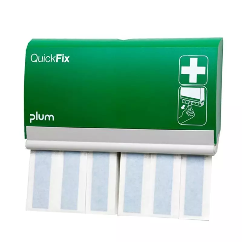 Plum QuickFix Long 5529 plaster dispenser with detectable plasters