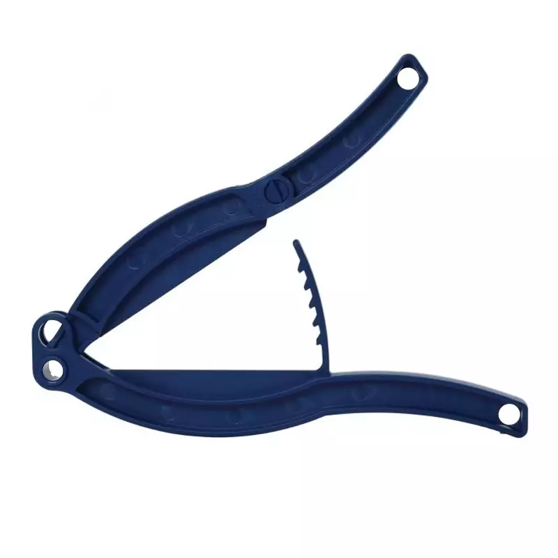 WeLoc Gripper POM 150 FD bag stopper detectable 150 mm seal length blue