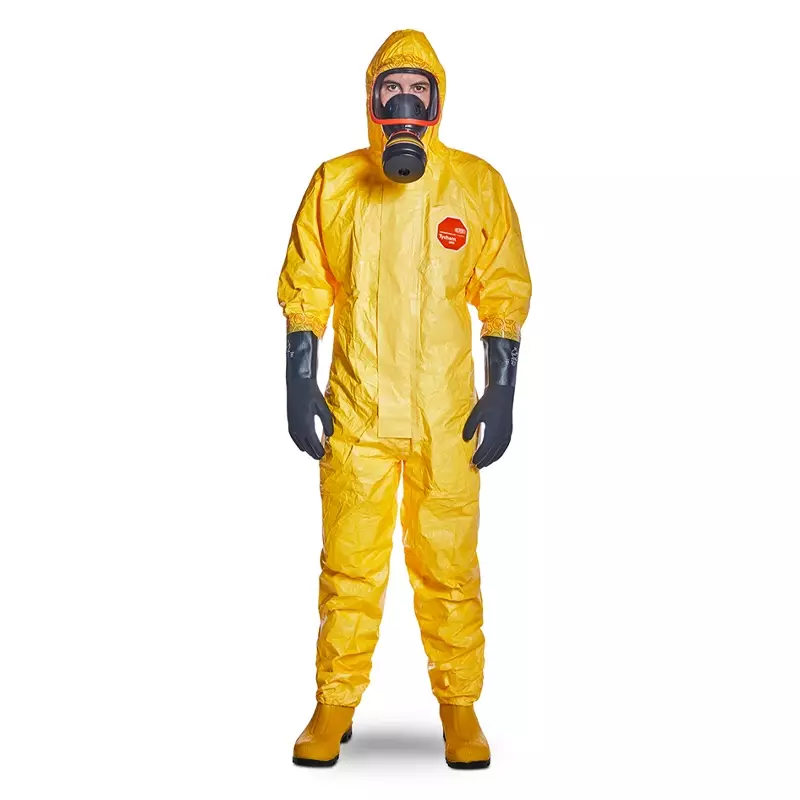 Combinaison jetable à capuche Dupont Tychem 2000 C CHA5 jaune taille S