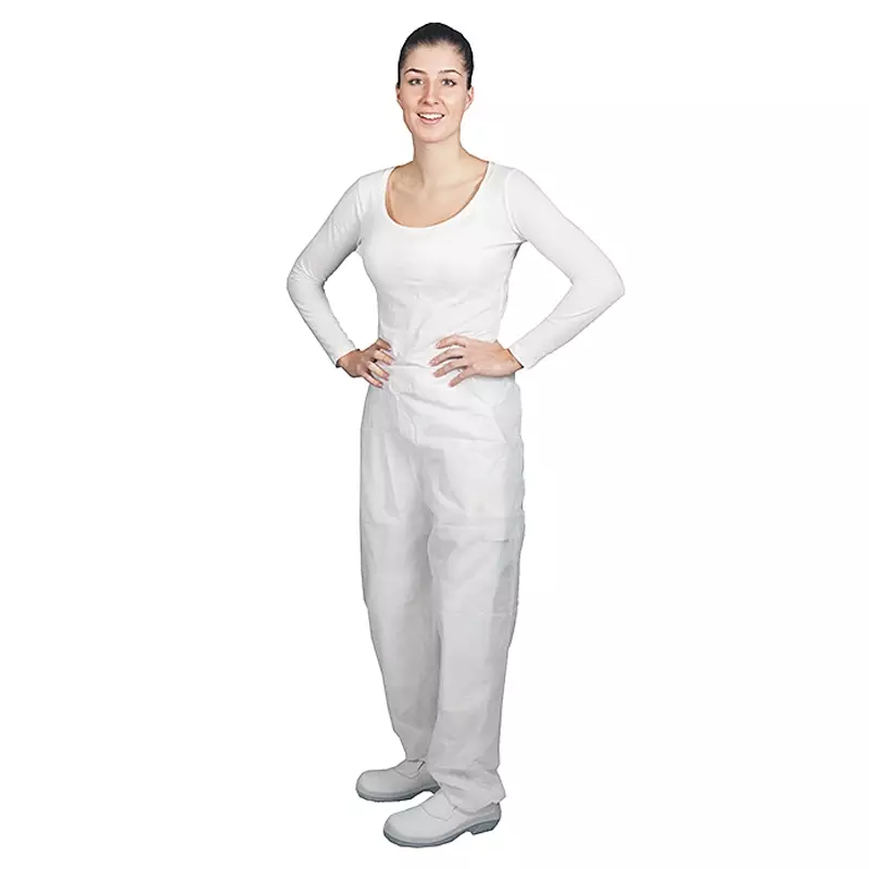 Culotte jetable en polypropylène non tissé blanc, taille L