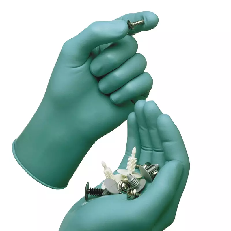 Ansell TouchNTuff 92-500 disposable chemical-resistant glove size 6.5-7