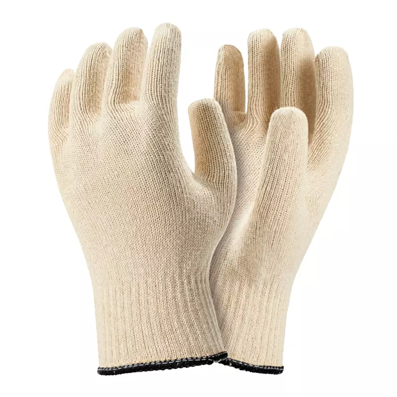 Disposable underglove heavy cotton circular knitted black border (men)