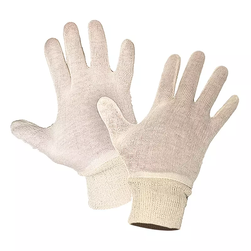 Hycare disposable underglove interlock cotton/jersey ecru