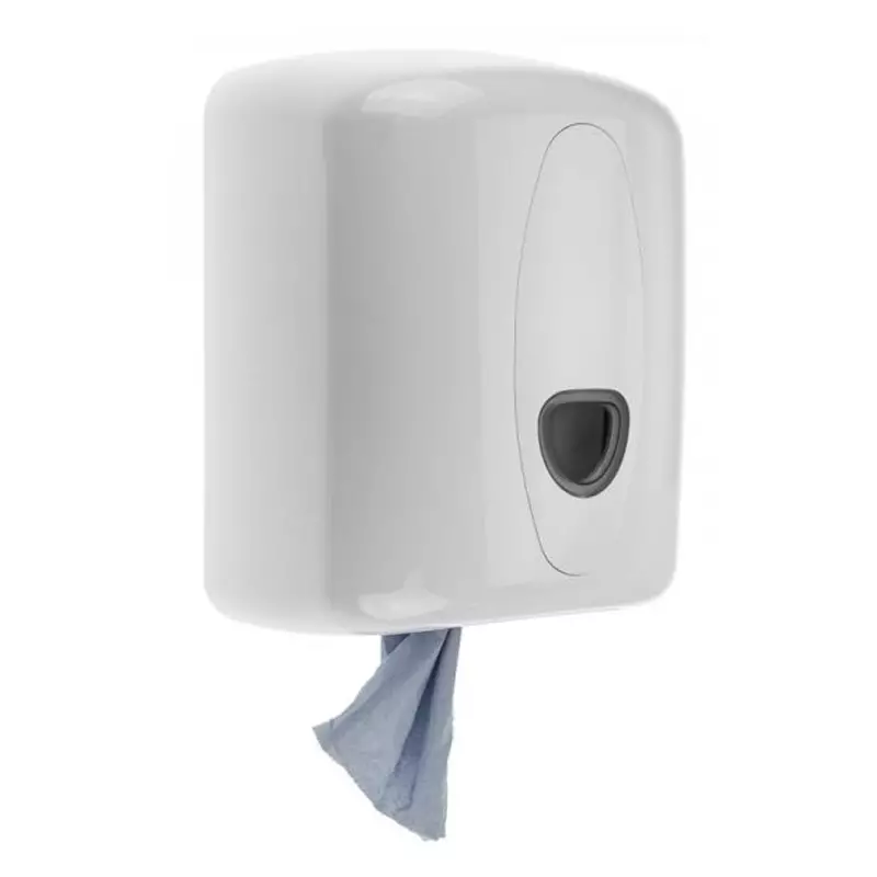 Distributeur de rouleau de nettoyage PlastiQline PQ20MidiC blanc moyen
