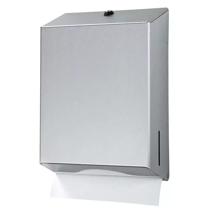 Distributeur de serviettes pliable Euro Products Maxi en acier inoxydable