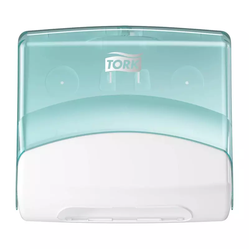 Tork Performance folded cleaning cloth dispenser W4 turquoise/white