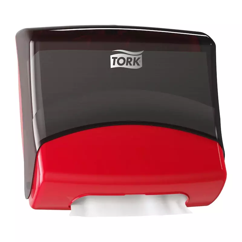 Tork Performance folded cleaning cloth dispenser W4 turquoise/white