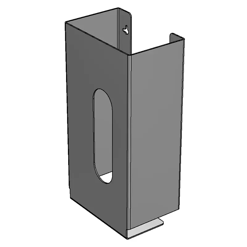 Handschoendispenser RVS horizontaal voor 1 dispenserdoos