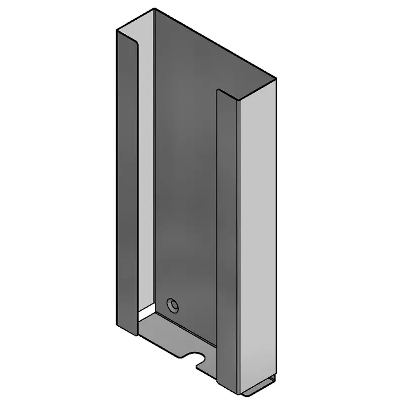 Stainless steel vertical glove dispenser for 4 dispenser boxes