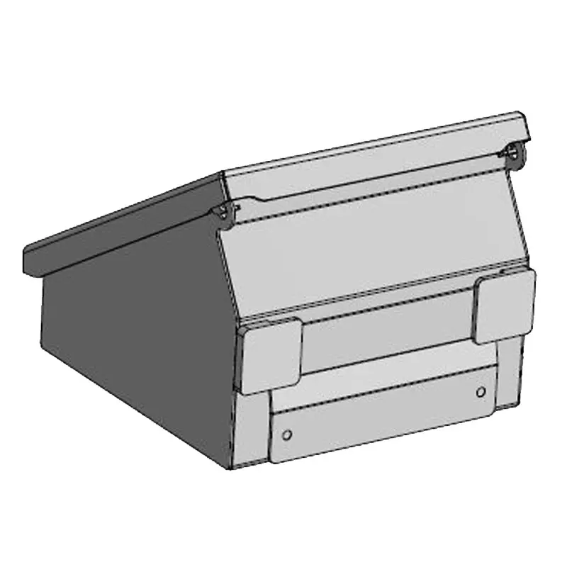 Universal dispenser small stainless steel 150x150x44/131 mm
