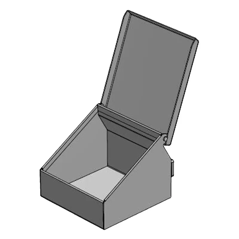 Universal dispenser small stainless steel 150x150x44/131 mm