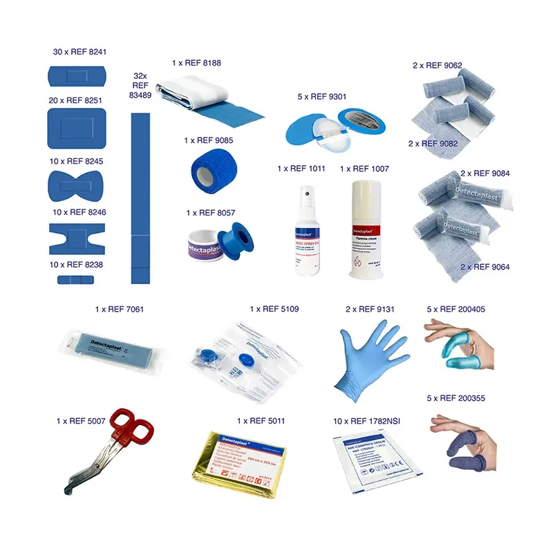 Trousse de premiers secours Detectaplast Medic Food Box L
