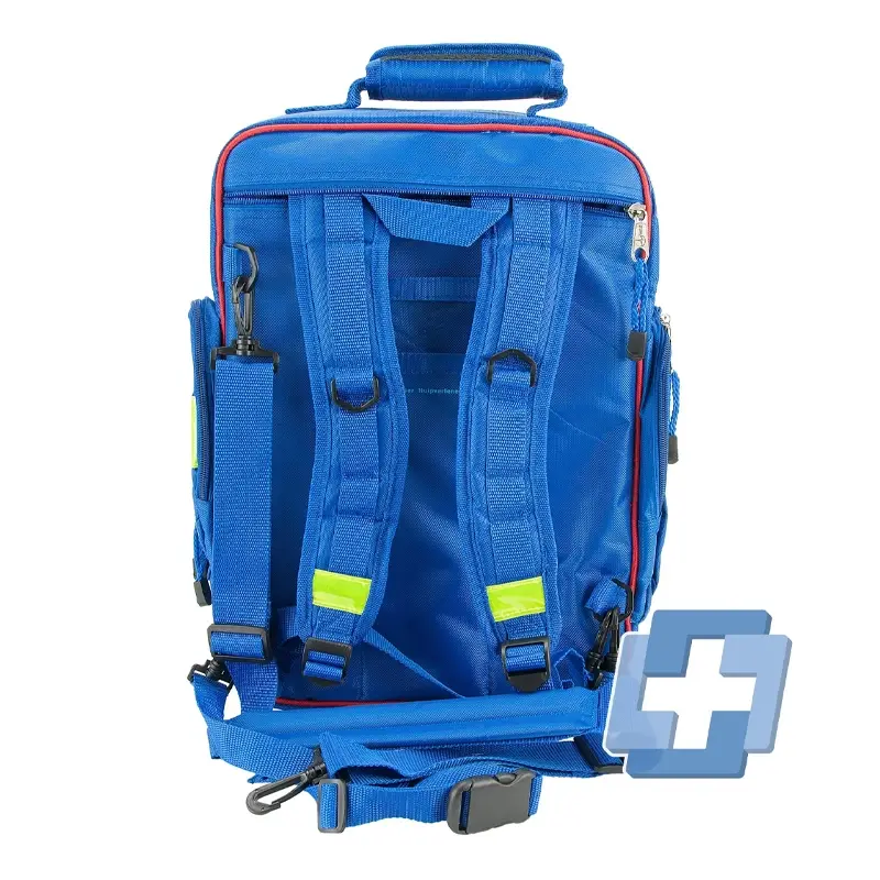 Sac à dos de premiers secours bleu vide
