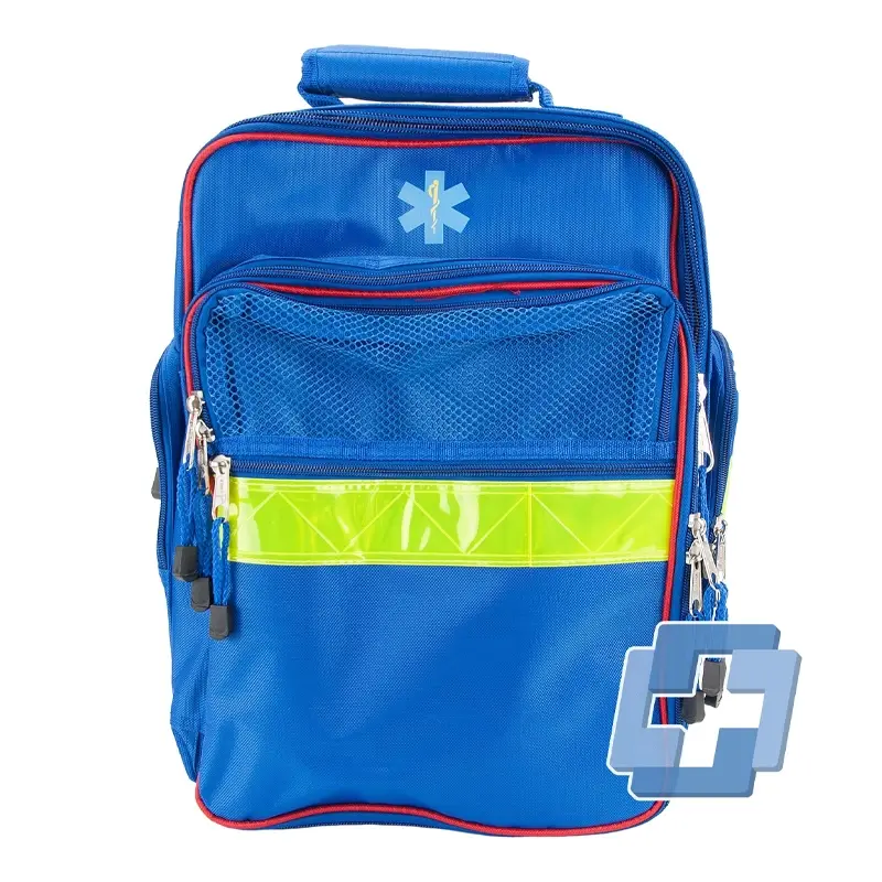 Sac à dos de premiers secours bleu vide