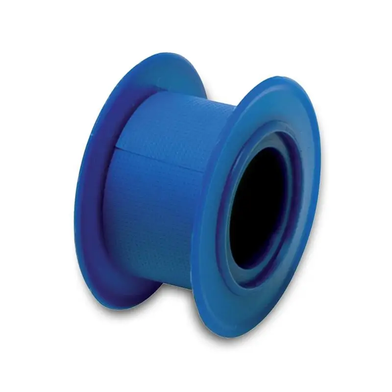 Hechtpleister op spoel 25 mm 5 meter blauw