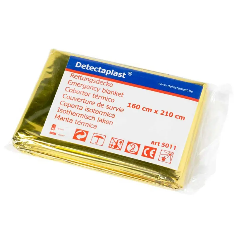 Detectaplast Rescue Blanket 160x210 cm gold/silver