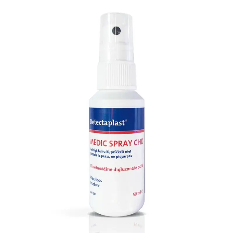 Wound disinfectant chlorhexidine Detectaplast Medic Spray CHD