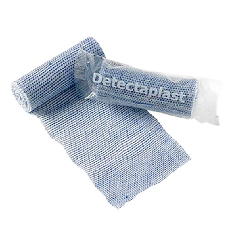 Detectaplast elastisch verband blauw 6 cm x 4 m