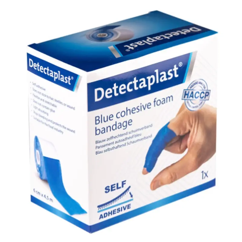 Detectaplast Foam Bandage schuimverband zelfklevend 6 cm x 450 cm