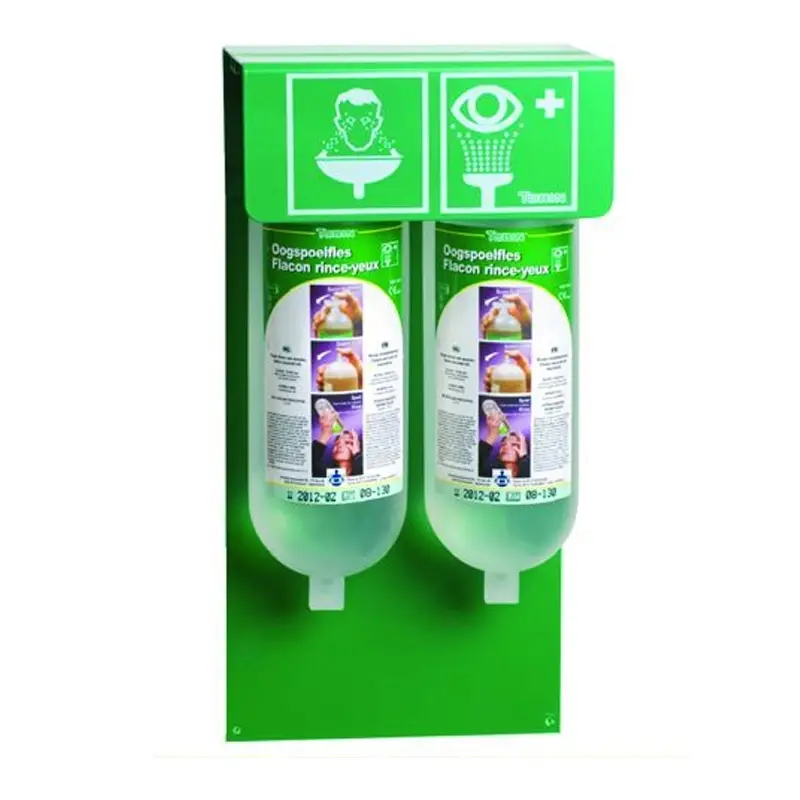 Saline eye wash station 2x1000 ml