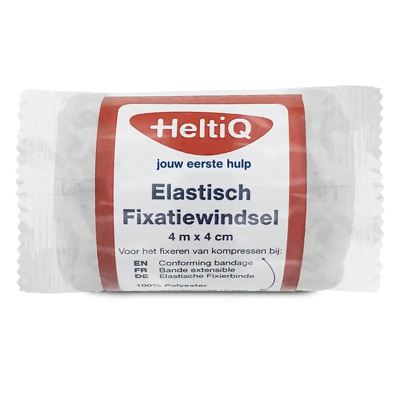 HeltiQ elastic fixation bandage 400x4 cm
