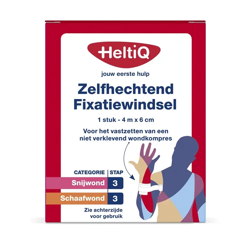 Bandage de fixation auto-adhésif HeltiQ 400x6 cm