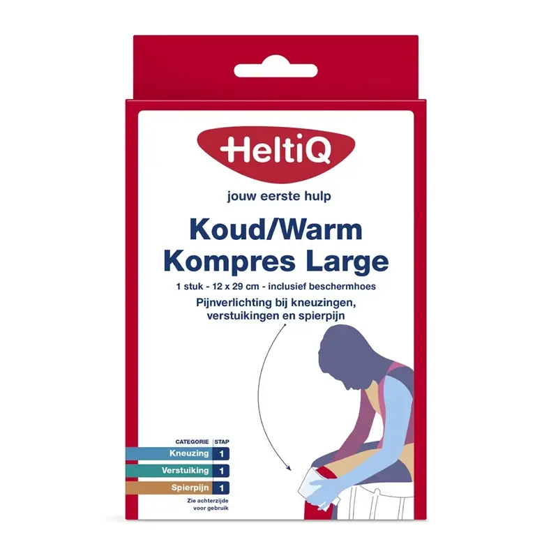 HeltiQ koud/warm kompres large 12x29 cm