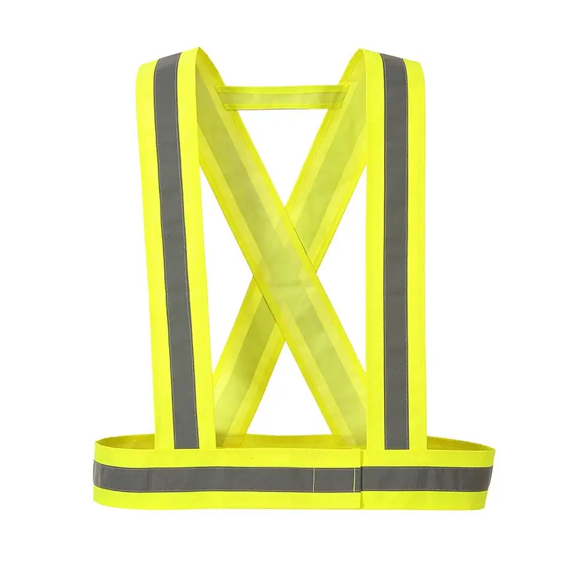 Portwest HV55 Hi-Vis safety tape Velcro fluorescent yellow