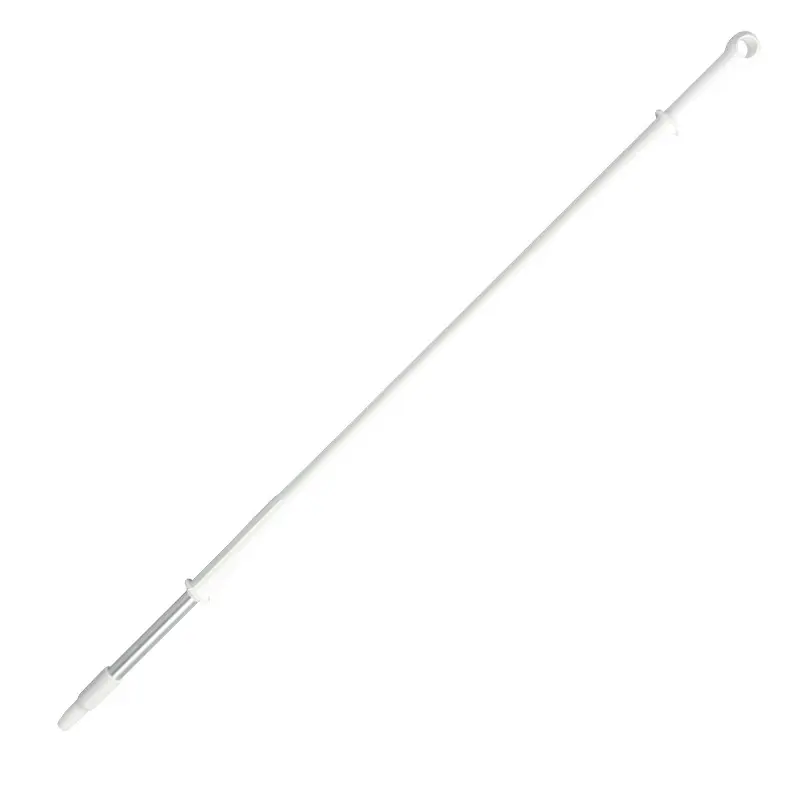 FBK 29856-1 ergonomic aluminium telescopic handle 1700 to 2800 mm white