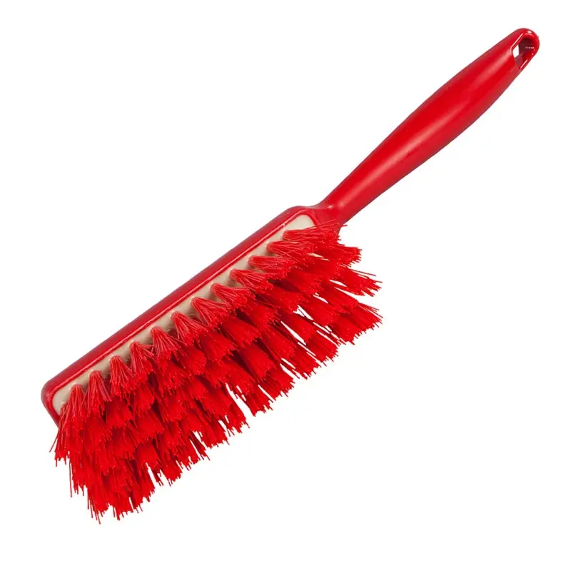 FBK 90252-3 balai à main moyen monté dans de la résine 340x35 mm rouge