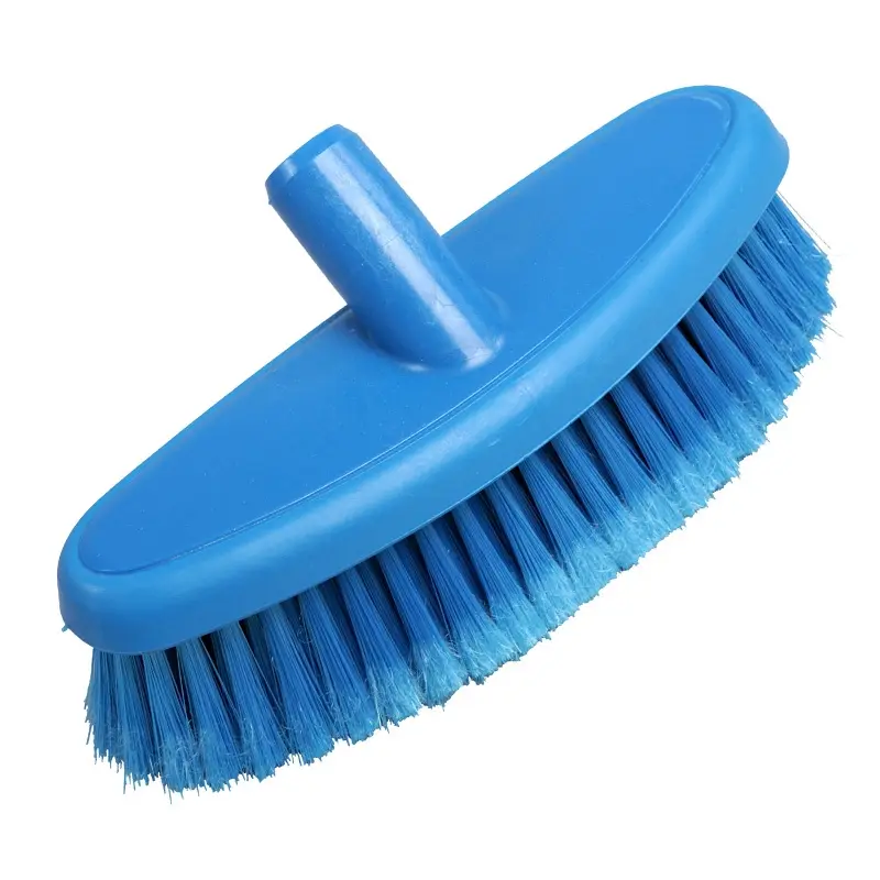 Brosse de lavage souple perméable à l'eau. Ovale FBK 24104-2 265 x 90 mm bleue