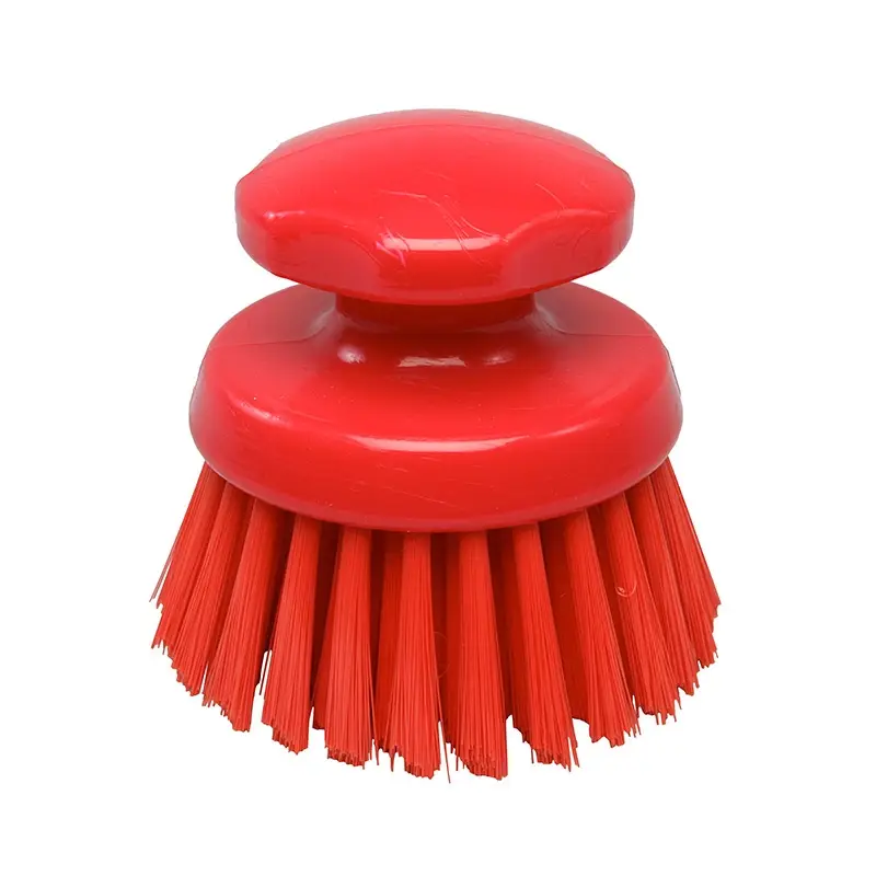 Hard round work brush FBK 54154-3 ø125 mm red